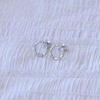 Eppi Karmaohrringe in Silber und mit Diamanten Hart