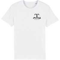 päfjes Gravelride - Gravel Brust - Fair Wear Männer T-Shirt - White