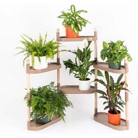 CitySens Blumenregal mit 6 Ablagen und luftreinigenden Pflanzen. CitySens Blumenregal mit 6 Ablagen und luftreinigenden Pflanzen.