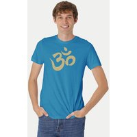 Peaces.bio - handbedruckte Biomode Fit T-Shirt "Om" Herren