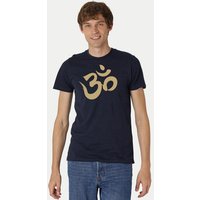 Peaces.bio - handbedruckte Biomode Fit T-Shirt "Om" Herren