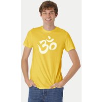 Peaces.bio - handbedruckte Biomode Fit T-Shirt "Om" Herren
