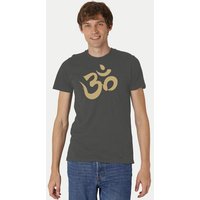 Peaces.bio - handbedruckte Biomode Fit T-Shirt "Om" Herren