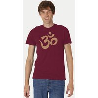 Peaces.bio - handbedruckte Biomode Fit T-Shirt "Om" Herren