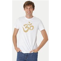 Peaces.bio - handbedruckte Biomode Fit T-Shirt "Om" Herren