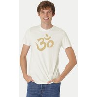 Peaces.bio - handbedruckte Biomode Fit T-Shirt "Om" Herren