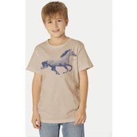 Peaces.bio - handbedruckte Biomode Bio-Kinder T-Shirt Horsepower
