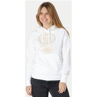 Peaces.bio - handbedruckte Biomode Bio-Damen-Kapuzensweater Weltenesche