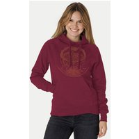 Peaces.bio - handbedruckte Biomode Bio-Damen-Kapuzensweater Weltenesche