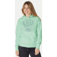 Peaces.bio - handbedruckte Biomode Bio-Damen-Kapuzensweater Weltenesche