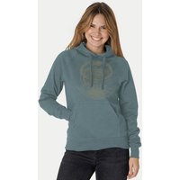Peaces.bio - handbedruckte Biomode Bio-Damen-Kapuzensweater Weltenesche