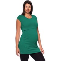 Milchshake 107 BASIC kurzarm Umstands- und Stillshirt extra lang aus Bio Baumwolle