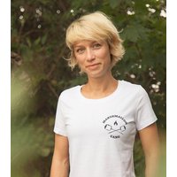 Marshmallow Gang - Brust Motiv - päfjes Fair Wear Frauen T-Shirt - White