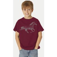 Peaces.bio - handbedruckte Biomode Bio-Kinder T-Shirt Horsepower