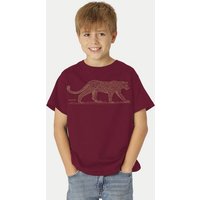 Peaces.bio - handbedruckte Biomode Bio-Kinder T-Shirt Leopard