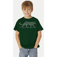 Peaces.bio - handbedruckte Biomode Bio-Kinder T-Shirt Leopard