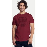 Peaces.bio - handbedruckte Biomode Bio-Herren-T-Shirt "Weltenesche"