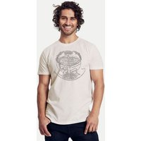 Peaces.bio - handbedruckte Biomode Bio-Herren-T-Shirt "Weltenesche"