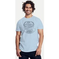 Peaces.bio - handbedruckte Biomode Bio-Herren-T-Shirt "Weltenesche"