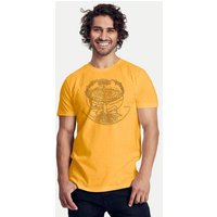 Peaces.bio - handbedruckte Biomode Bio-Herren-T-Shirt "Weltenesche"