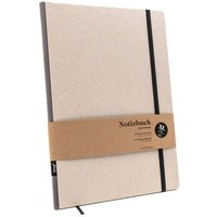 Skizzenbuch DIN A4 nachhaltig – 100% Recyclingpapier (Blauer Engel) – made in Germany – Klassik GRAU by tyyp