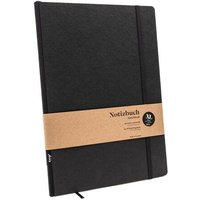 Skizzenbuch DIN A4 schwarz – 100% Recyclingpapier (Blauer Engel) – made in Germany – Klassik Schwarz by tyyp