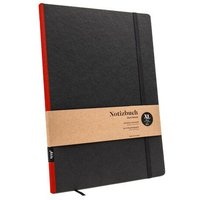 Skizzenbuch DIN A4 schwarz – 100% Recyclingpapier (Blauer Engel) – made in Germany – Klassik Schwarz by tyyp