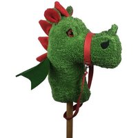 Pat und Patty Steckenpferd mini aus 100 % Baumwolle kbA mit Stab aus Buchenholz