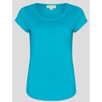 The Hemp Line Kurzarm T-Shirt mit runden Saum aus Hanf und Bio-Baumwolle (22116)