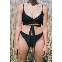 Anekdot Bikini Set Jacquard Lin Top + Skyline Slim Slip