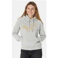 Peaces.bio - handbedruckte Biomode Bio-Damen-Kapuzensweater Horsepower