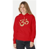 Peaces.bio - handbedruckte Biomode Bio-Damen-Kapuzensweater Om