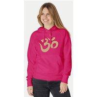 Peaces.bio - handbedruckte Biomode Bio-Damen-Kapuzensweater Om