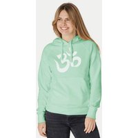 Peaces.bio - handbedruckte Biomode Bio-Damen-Kapuzensweater Om