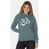 Peaces.bio - handbedruckte Biomode Bio-Damen-Kapuzensweater Om