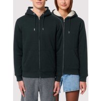YTWOO Sherpa Hoodie, Unisex, Zip-through, nachhaltig, Bio-Baumwolle