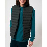 YTWOO Herren Steppweste im Woll-Look aus komplett recycelten Materialien