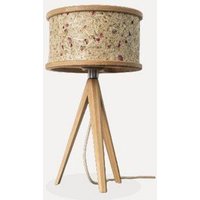 ALMUT von Wildheim Tischlampe Eiche mit Lampenschirm aus purem Almheu made in the Alps