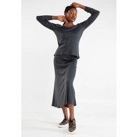 Alma & Lovis Midi-Rock aus Tencel und Wolle | Wool-Ten Rock