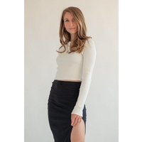 Marenika Langarm Crop-Top Ella aus Bio-Baumwolle