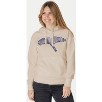 Peaces.bio - handbedruckte Biomode Bio-Hoodie Sperber Damen