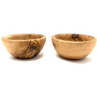 Olivenholz erleben Tapas Schale rund Ø 12 cm aus Olivenholz