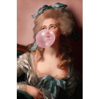 Photocircle Wandbild / Kunstdruck / Poster / Leinwand - Bubblegum Princess
