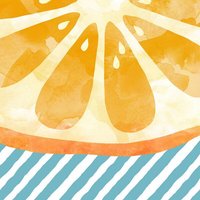 Photocircle Wandbild / Kunstdruck / Poster / Leinwand - Orange Abstract