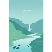 Photocircle Wandbild / Kunstdruck / Poster / Leinwand - Island