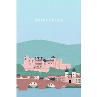 Photocircle Wandbild / Kunstdruck / Poster / Leinwand - Heidelberg