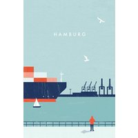Photocircle Wandbild / Kunstdruck / Poster / Leinwand - Hamburg