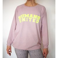 Lena Schokolade HUMANS UNITED Sweater aus Bio-Baumwolle versch. Farben