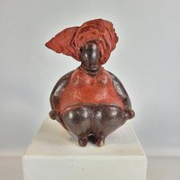 Moogoo Creative Africa Bronze-Skulptur "Bobaraba Henriette" Unikate by Hamidou | handgemacht
