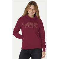 Peaces.bio - handbedruckte Biomode Bio-Damen-Kapuzensweater Leopard
